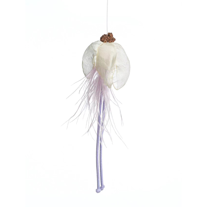 Springtime series retractable cat-teasing wand-Purple chandelier