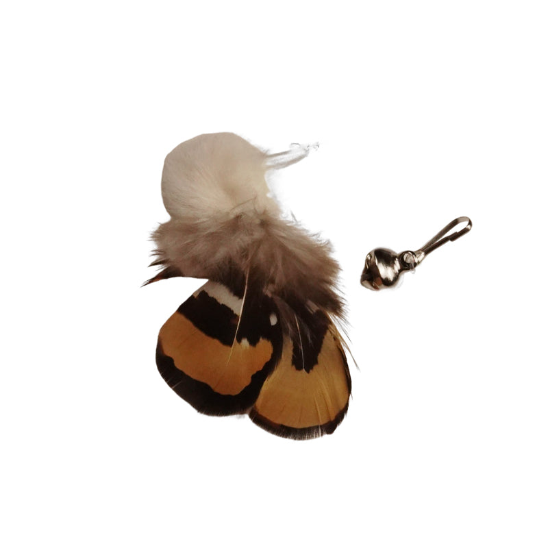 Insect series retractable cat-teasing stick-Ladybug