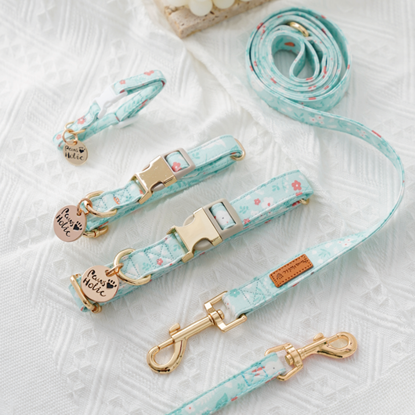 Dog collar-Snow Hare