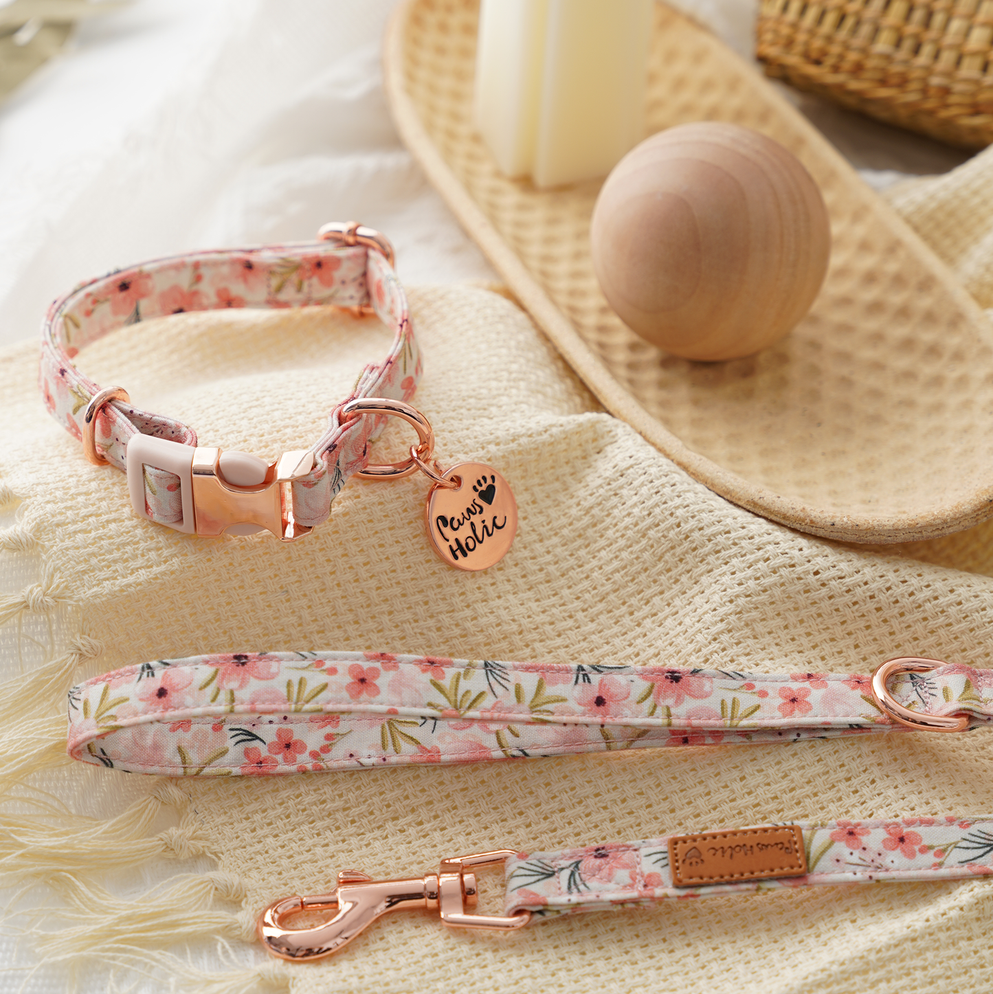 Dog collar-Cherry Blossoms